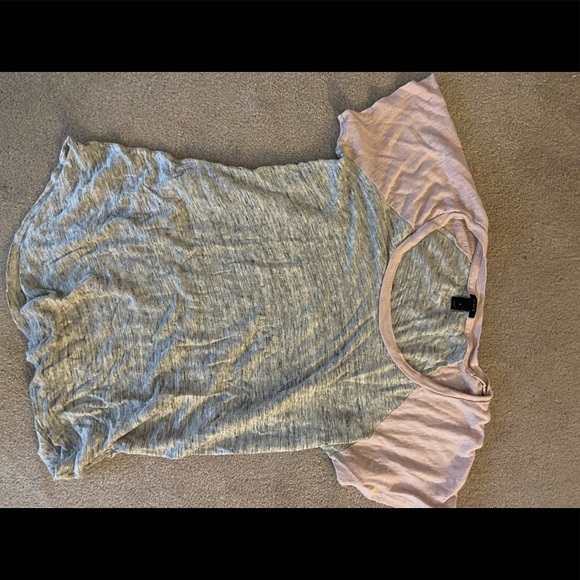 Jcrew pink and gray baseball tee - Picture 7 of 7